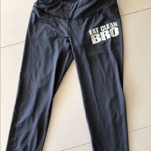 WOMENS ACTIVEWEAR LOGO YOGA PANTS LEGGING SIZE S